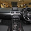 Mazda 3 CKD launched in Malaysia, RM106k-121k