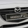 Mazda 3 CKD launched in Malaysia, RM106k-121k