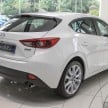 Mazda 3 CKD launched in Malaysia, RM106k-121k