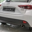 Mazda 3 CKD launched in Malaysia, RM106k-121k