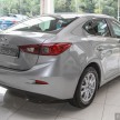 Mazda 3 CKD launched in Malaysia, RM106k-121k