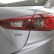 Mazda 3 CKD launched in Malaysia, RM106k-121k
