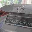 Mazda 3 CKD launched in Malaysia, RM106k-121k