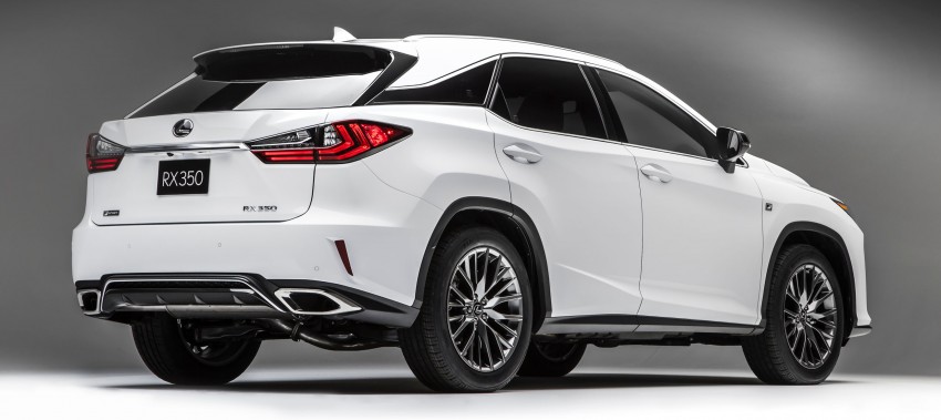 Lexus RX 450h and RX 350 F Sport debut at NYIAS 323793