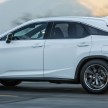 New fourth-gen Lexus RX launched in Malaysia – 200t, 350, 450h and F Sport variants, from RM389k