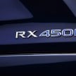 Lexus RX 450h and RX 350 F Sport debut at NYIAS