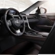 Lexus RX 450h and RX 350 F Sport debut at NYIAS