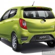 Perodua launches GearUp bodykit and accessories for both Axia faces, Standard and SE – Myvi next month