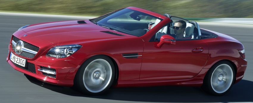 R172 Mercedes-Benz SLK-Class updated with new 2.0 turbo engine, transmissions and added equipment 326206