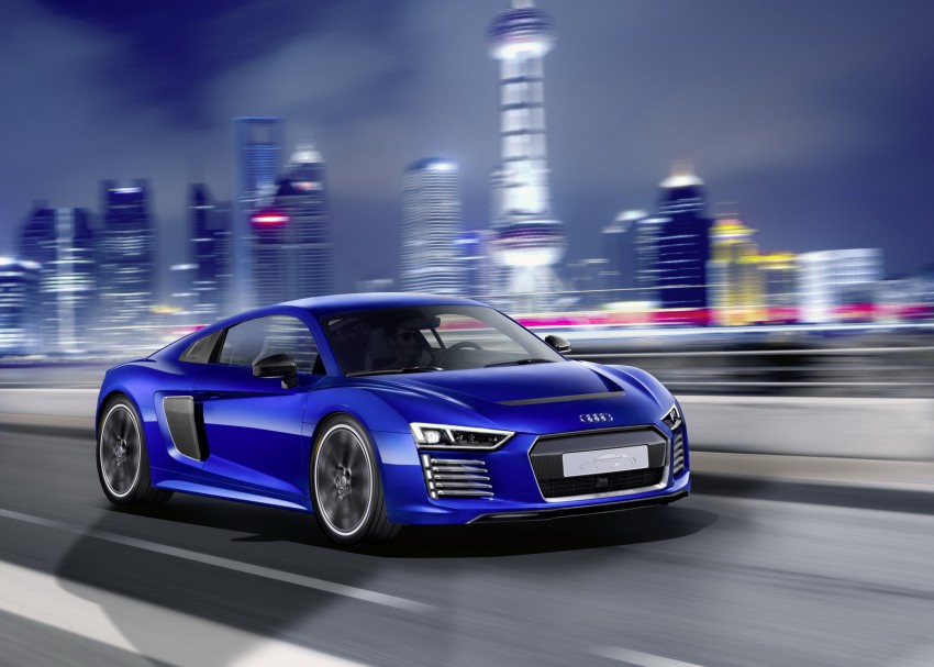 Audi R8 e-tron piloted driving concept unveiled at CES 343718