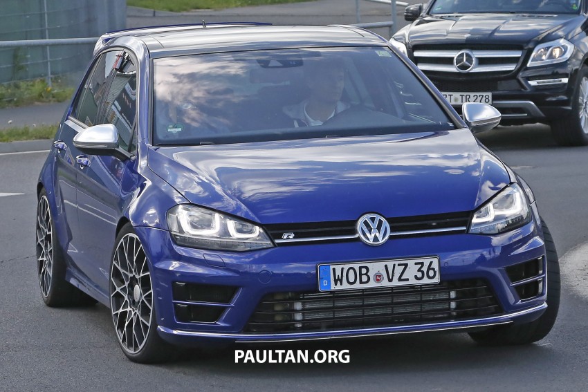 SPIED: Volkswagen Golf R 400 caught at the ‘Ring 341127
