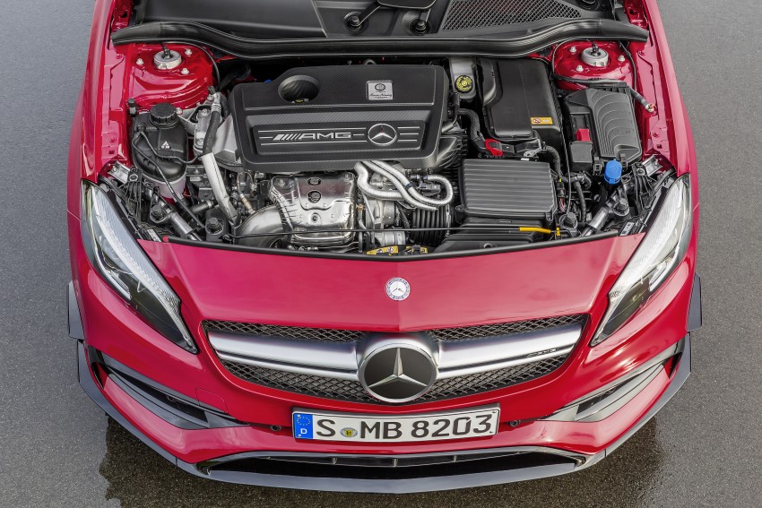 Mercedes-AMG A 45 facelift gets 381 hp and 475 Nm 354939