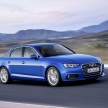 2016 B9 Audi A4 revealed – familiar looks, new tech