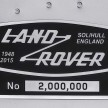 Land Rover Defender 2,000,000 to be auctioned off