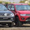 GALLERY: New and old Mitsubishi Triton, side-by-side