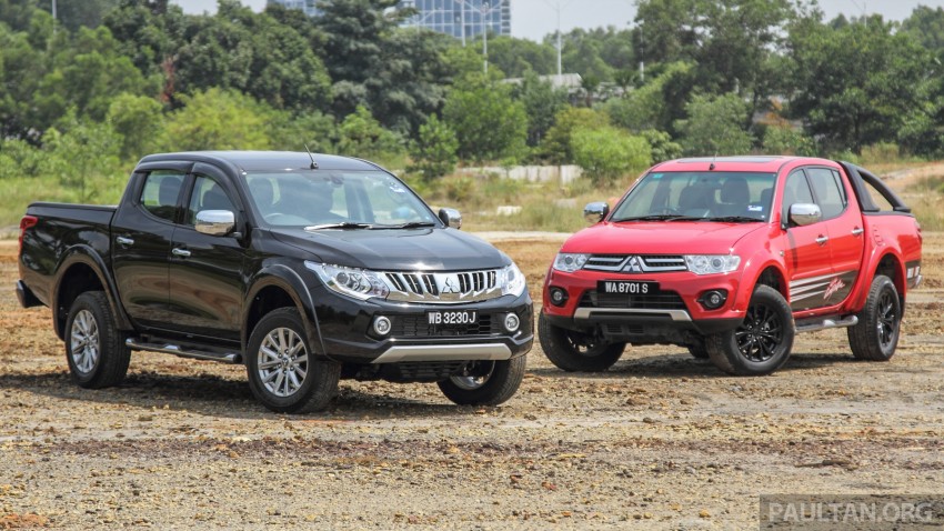 GALLERY: New and old Mitsubishi Triton, side-by-side 346563