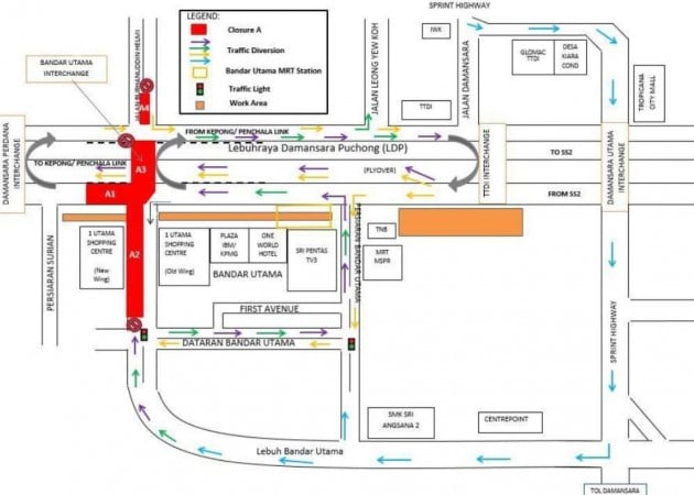 mrt bandar utama june2015
