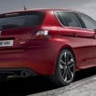 2016 Peugeot 308 GTi unveiled: 270 hp Gallic hot hatch