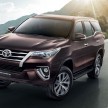 2016 Toyota Fortuner debuts in Thailand, from RM133k