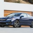 2016 Honda Accord facelift – sedan and coupe models fully revealed in new mega gallery