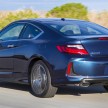 2016 Honda Accord facelift – sedan and coupe models fully revealed in new mega gallery