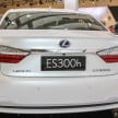 Lexus ES facelift launched in Malaysia – 3 variants