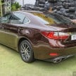 Lexus ES facelift launched in Malaysia – 3 variants