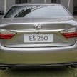 Lexus ES facelift launched in Malaysia – 3 variants