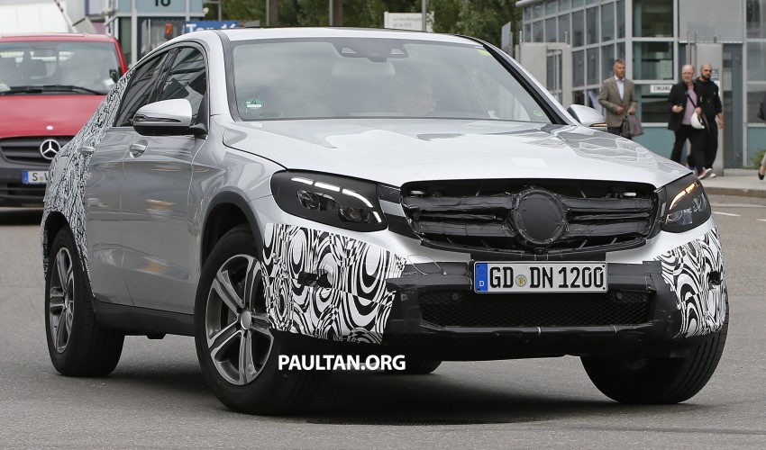 SPIED: Mercedes-Benz GLC Coupe in production form 371771