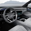 Audi e-tron quattro concept on display at CES 2016