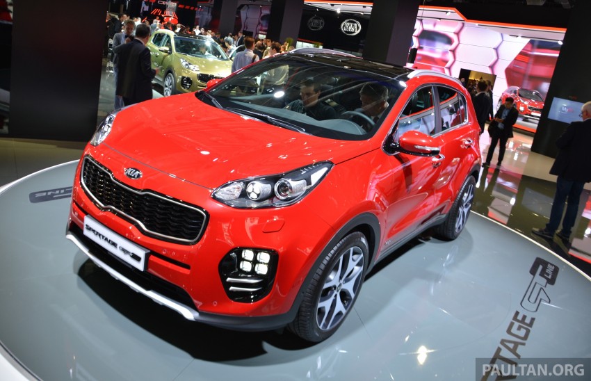 Frankfurt 2015: 2016 Kia Sportage unveiled in the flesh 380294