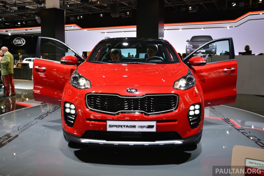 Frankfurt 2015: 2016 Kia Sportage unveiled in the flesh 380321