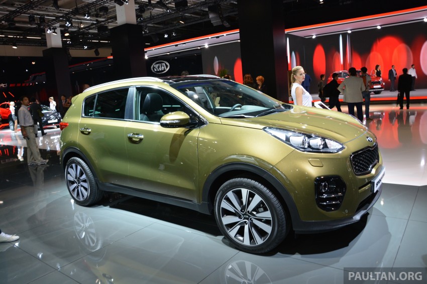 Frankfurt 2015: 2016 Kia Sportage unveiled in the flesh 380324