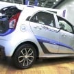 Proton Iriz EV – 300 km electric car on display at IGEM