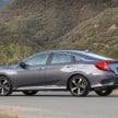 2016 Honda Civic – full technical details on the 10th gen sedan, which benchmarks the 3 Series, C-Class