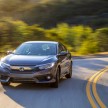 2016 Honda Civic – full technical details on the 10th gen sedan, which benchmarks the 3 Series, C-Class