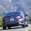 2016 Honda Civic – full technical details on the 10th gen sedan, which benchmarks the 3 Series, C-Class