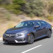 2016 Honda Civic – full technical details on the 10th gen sedan, which benchmarks the 3 Series, C-Class
