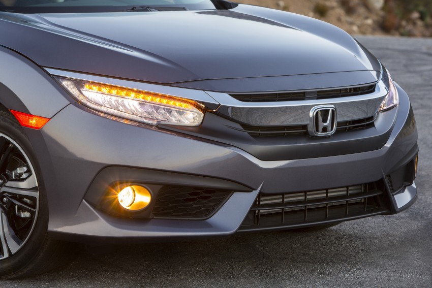 2016 Honda Civic – full technical details on the 10th gen sedan, which benchmarks the 3 Series, C-Class 394050
