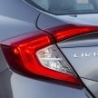 2016 Honda Civic – full technical details on the 10th gen sedan, which benchmarks the 3 Series, C-Class