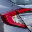 2016 Honda Civic – full technical details on the 10th gen sedan, which benchmarks the 3 Series, C-Class