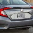 2016 Honda Civic – full technical details on the 10th gen sedan, which benchmarks the 3 Series, C-Class