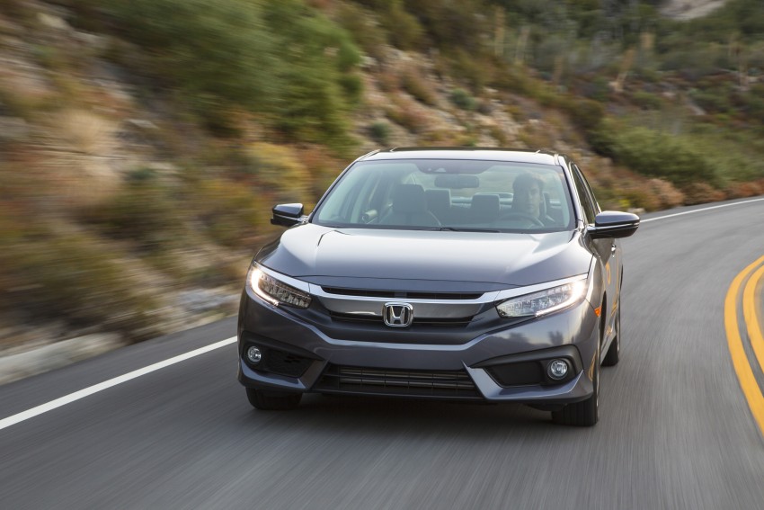 2016 Honda Civic – full technical details on the 10th gen sedan, which benchmarks the 3 Series, C-Class 394063