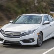 2016 Honda Civic – full technical details on the 10th gen sedan, which benchmarks the 3 Series, C-Class