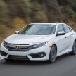 2016 Honda Civic – full technical details on the 10th gen sedan, which benchmarks the 3 Series, C-Class