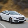 2016 Honda Civic – full technical details on the 10th gen sedan, which benchmarks the 3 Series, C-Class