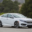 2016 Honda Civic – full technical details on the 10th gen sedan, which benchmarks the 3 Series, C-Class