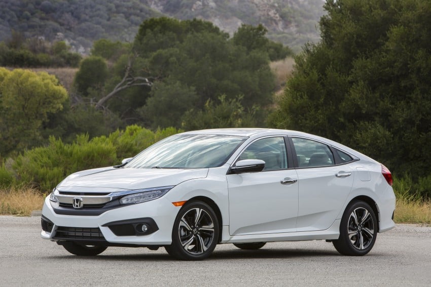 2016 Honda Civic – full technical details on the 10th gen sedan, which benchmarks the 3 Series, C-Class 394143