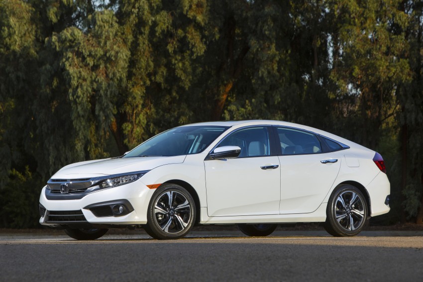 2016 Honda Civic – full technical details on the 10th gen sedan, which benchmarks the 3 Series, C-Class 394150