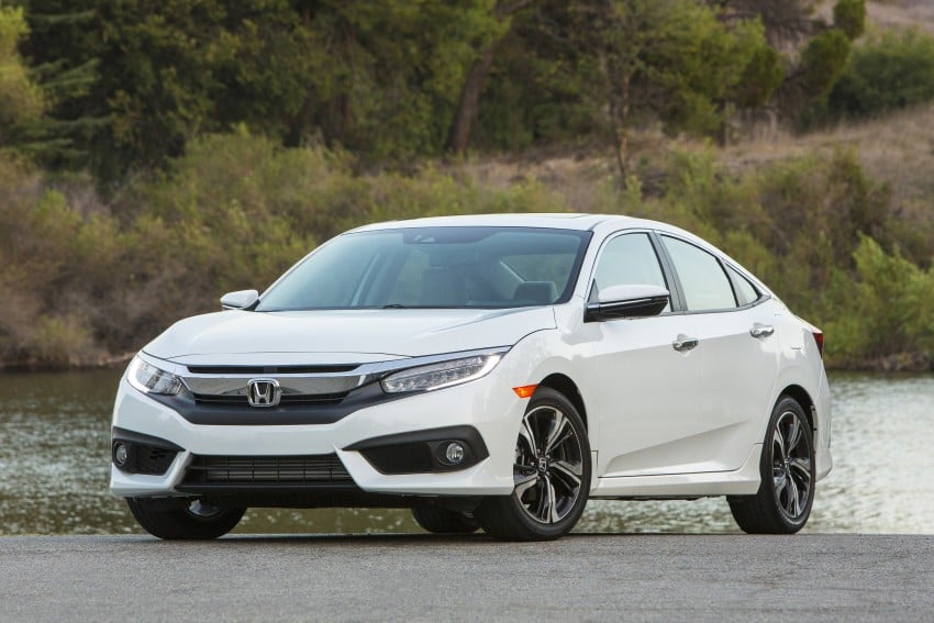 2016 Honda Civic – full technical details on the 10th gen sedan, which benchmarks the 3 Series, C-Class 394157